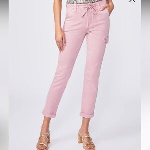 Paige Christy Cargo Vintage Garden Rose Pink NEW Size 33